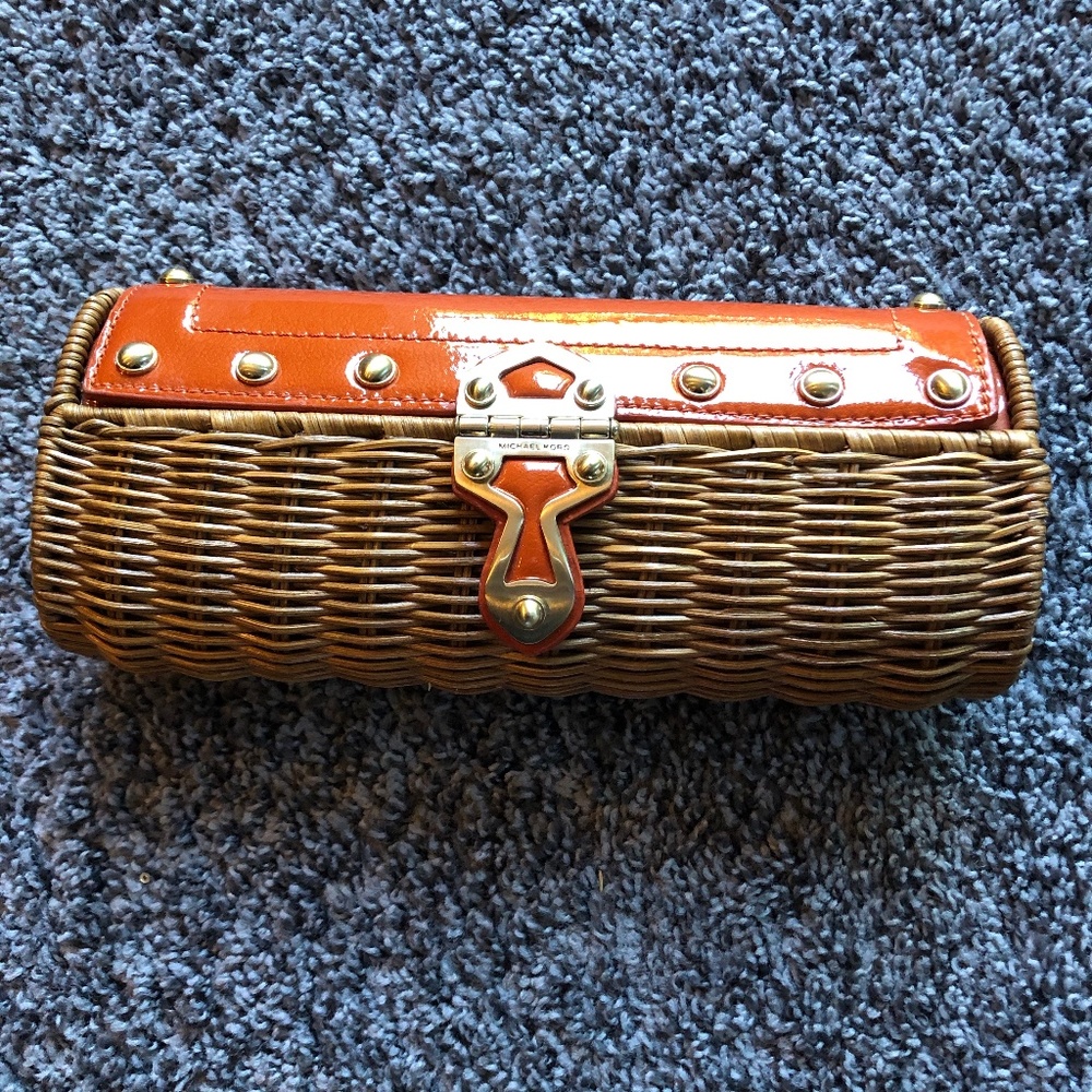 Michael Kors Wicker clutch